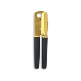 Stainless Steel Manual Can Opener with Gold Finish