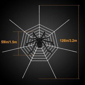 Halloween Decorated Spider Webs (Option: Decorate cobwebs)